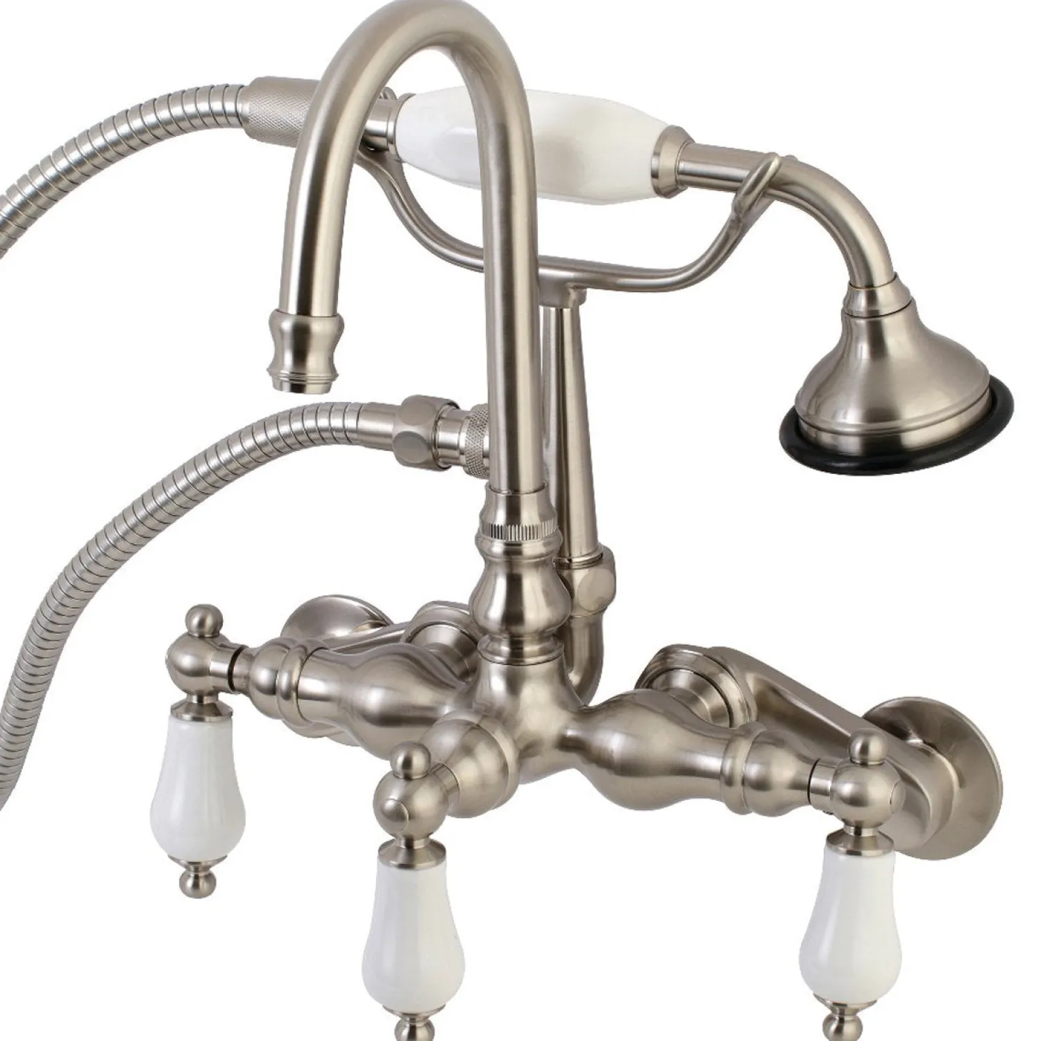 Best AE305TX-P Aqua Vintage Wall Mount Clawfoot Tub Faucets Tub Faucets