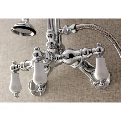 Best AE305TX-P Aqua Vintage Wall Mount Clawfoot Tub Faucets Tub Faucets