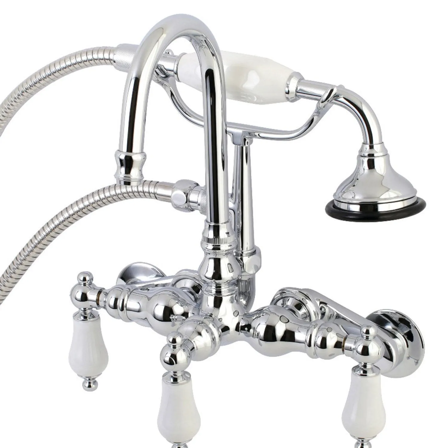 Best AE305TX-P Aqua Vintage Wall Mount Clawfoot Tub Faucets Tub Faucets