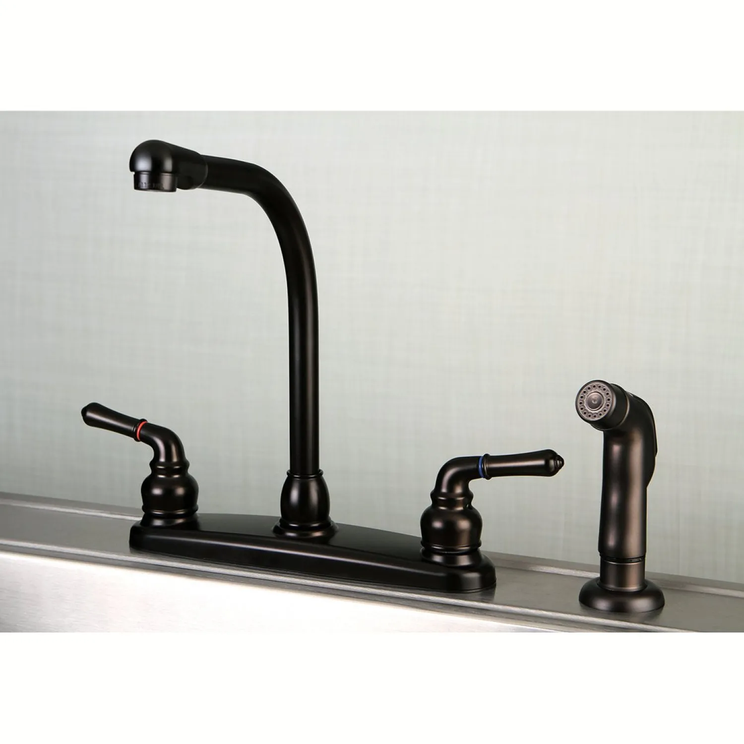 Best Americana 8-Inch Centerset Kitchen Faucet Faucets With Side Spray