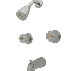 Online Americana Twin Acrylic Handle Tub and Shower Faucet Tub & Shower Sets|Tub Faucets
