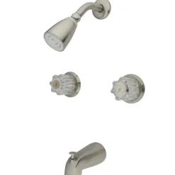 Online Americana Twin Acrylic Handle Tub and Shower Faucet Tub & Shower Sets|Tub Faucets