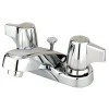 Discount Americana Two Handle 4" Centerset Lavatory Faucet with Brass Pop-up 4" Center Set