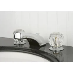 Discount Americana Two Handle 8" to 16" Widespread Lavatory Faucet with Brass Pop-up 8" Widespread