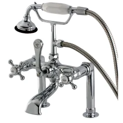 Online Aqua Eden AE104T1BX English Country Deck Mount Clawfoot Tub Faucet in Polished Chrome Tub Faucets