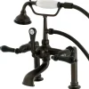 Sale Aqua Eden AE103T5PKL Duchess Deck Mount Clawfoot Tub Faucet in Oil Rubbed Bronze Tub Faucets