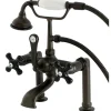 Clearance Aqua Eden AE103T5PKX Duchess Deck Mount Clawfoot Tub Faucet in Oil Rubbed Bronze Tub Faucets