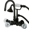 Best Aqua Eden Celebrity Wall Mount Clawfoot Tub Faucet Tub Faucets