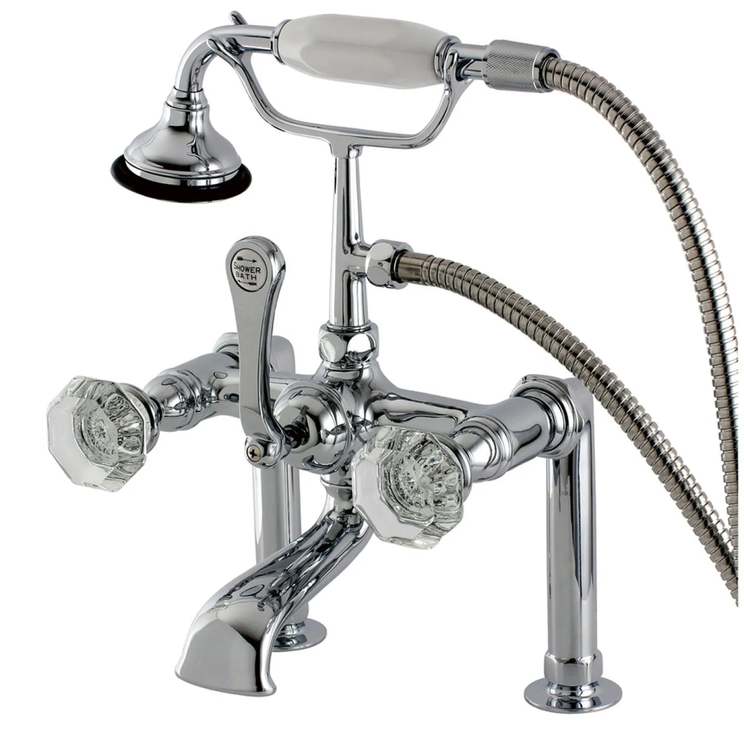 Best Aqua Eden Celebrity Deck Mount Clawfoot Tub Faucet Tub Faucets