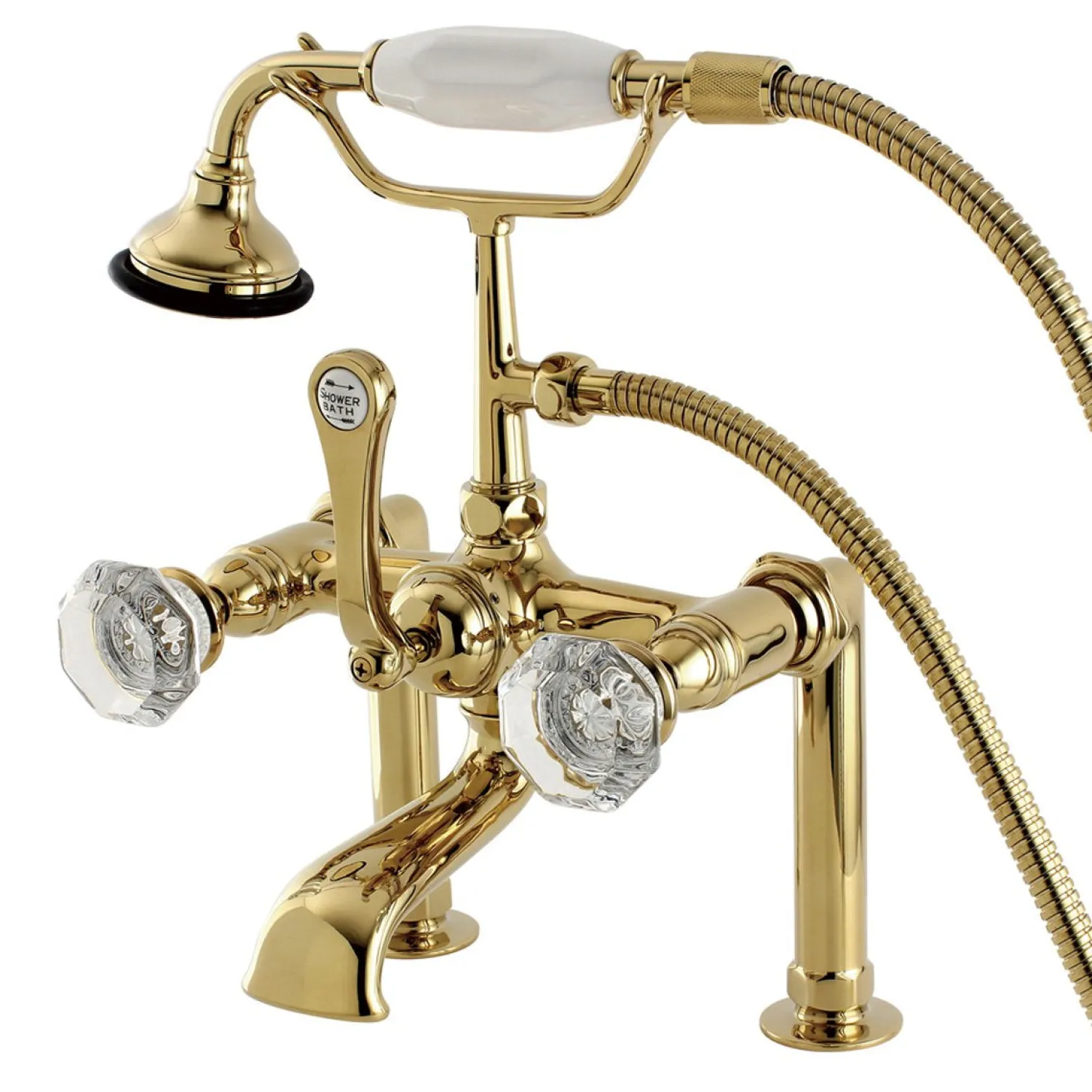 Best Aqua Eden Celebrity Deck Mount Clawfoot Tub Faucet Tub Faucets