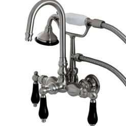 Discount Aqua Eden Restoration Onyx Wall Mount Clawfoot Tub Faucet Tub Faucets