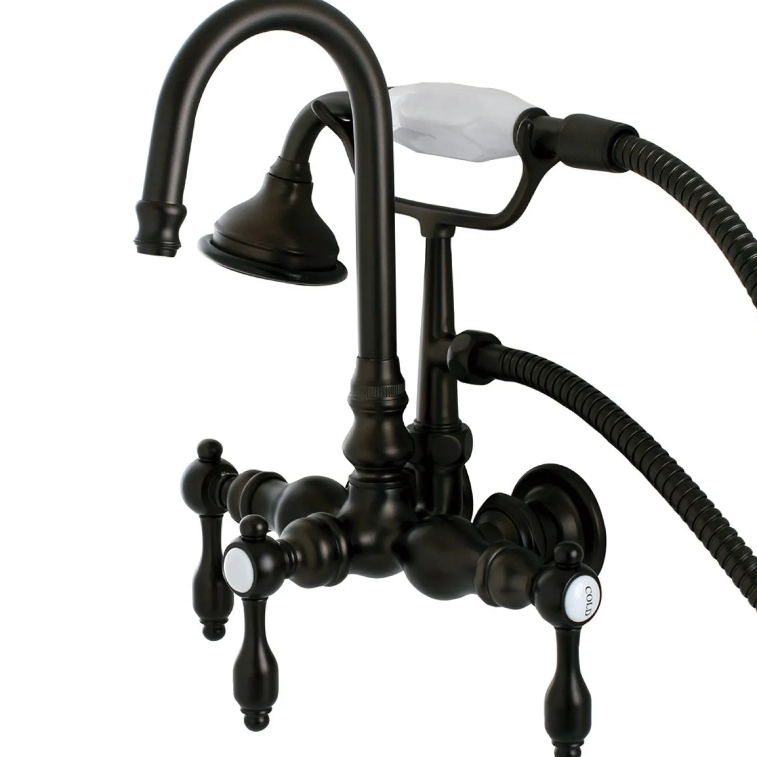 Aqua Eden Tudor Wall Mount Clawfoot Tub Faucet Tub Faucets