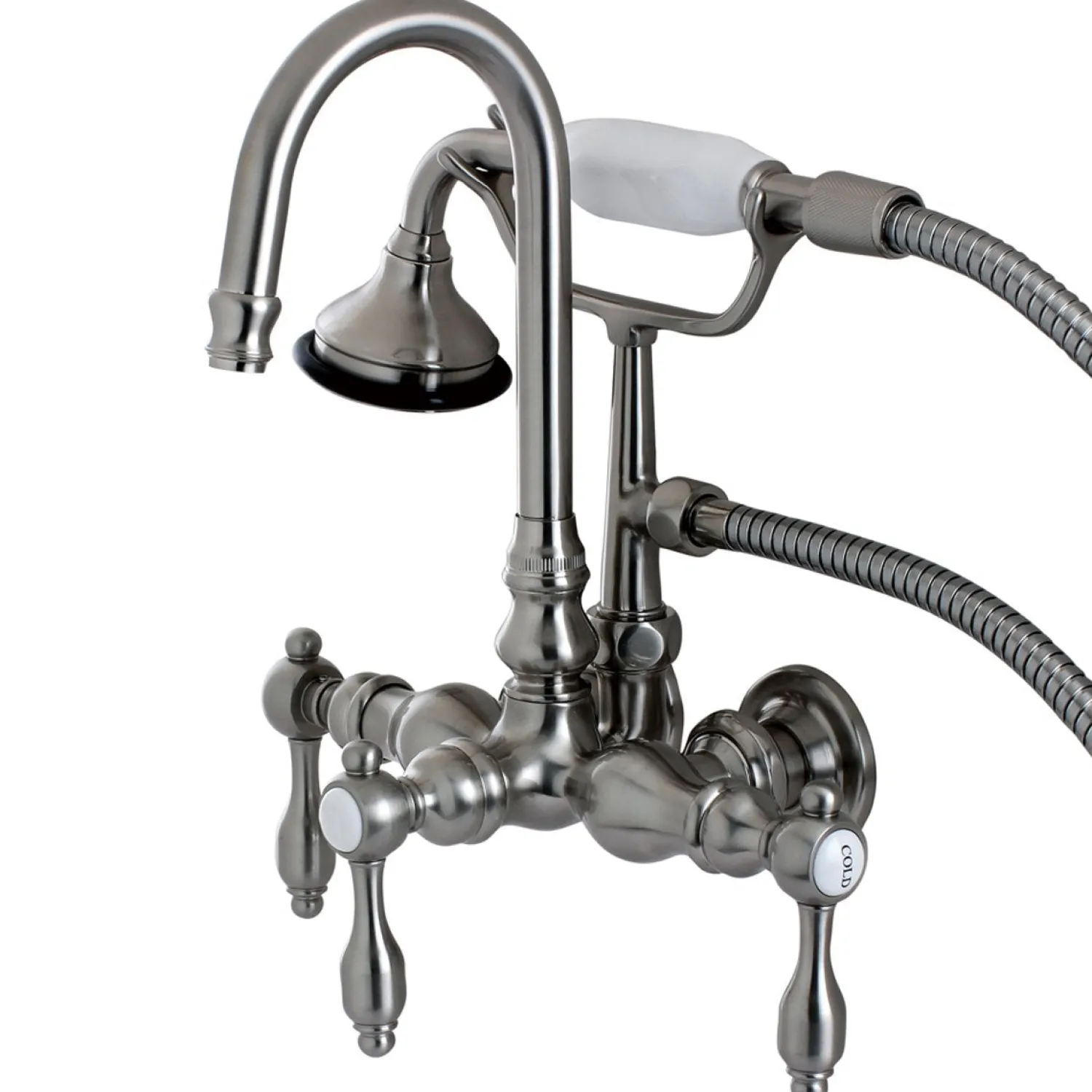 Aqua Eden Tudor Wall Mount Clawfoot Tub Faucet Tub Faucets