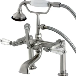 Sale Aqua Eden Wilshire Deck Mount Clawfoot Tub Faucet Tub Faucets