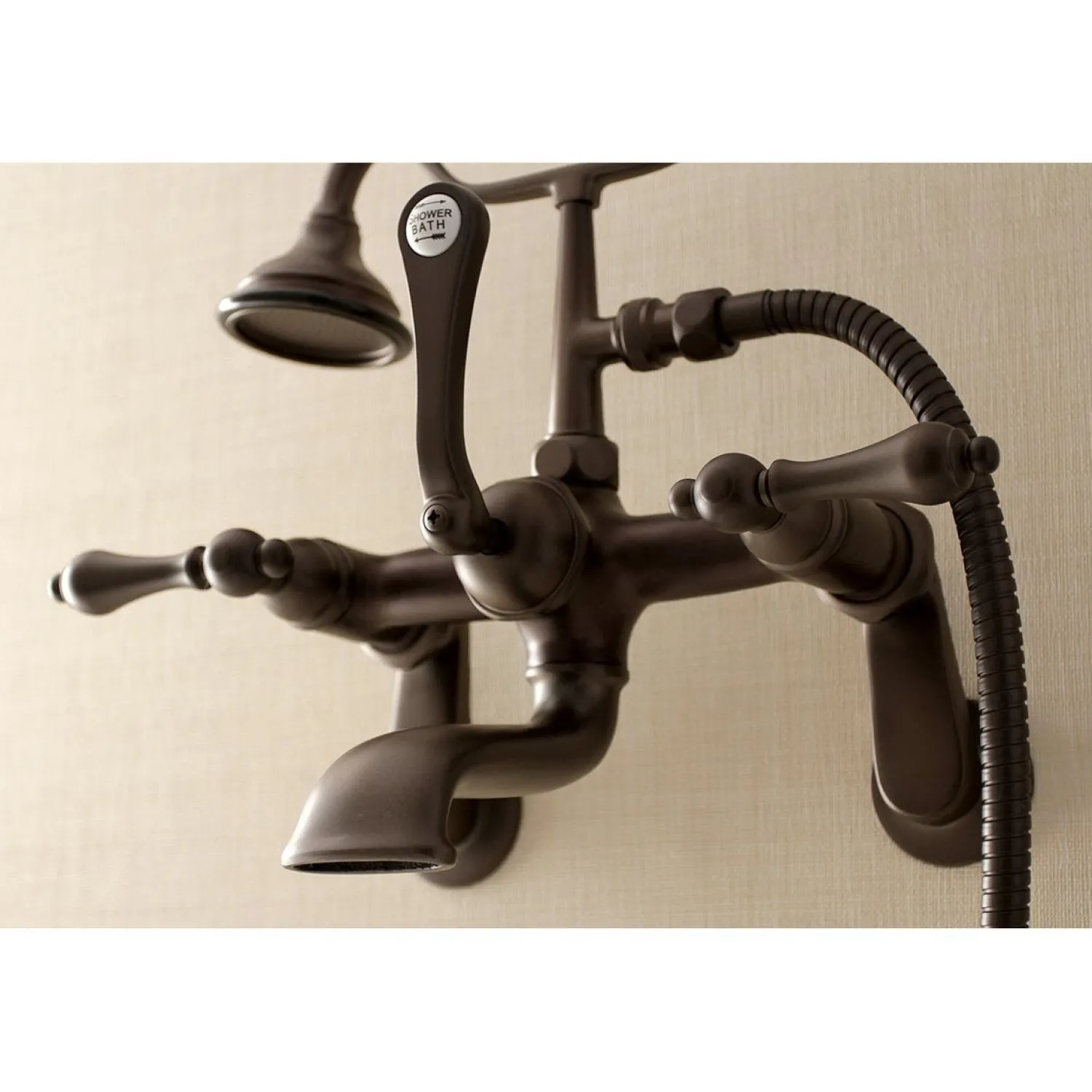 Sale Aqua Vintage 2-Handle Wall Mount Tub Faucet Tub & Shower Sets|Tub Faucets