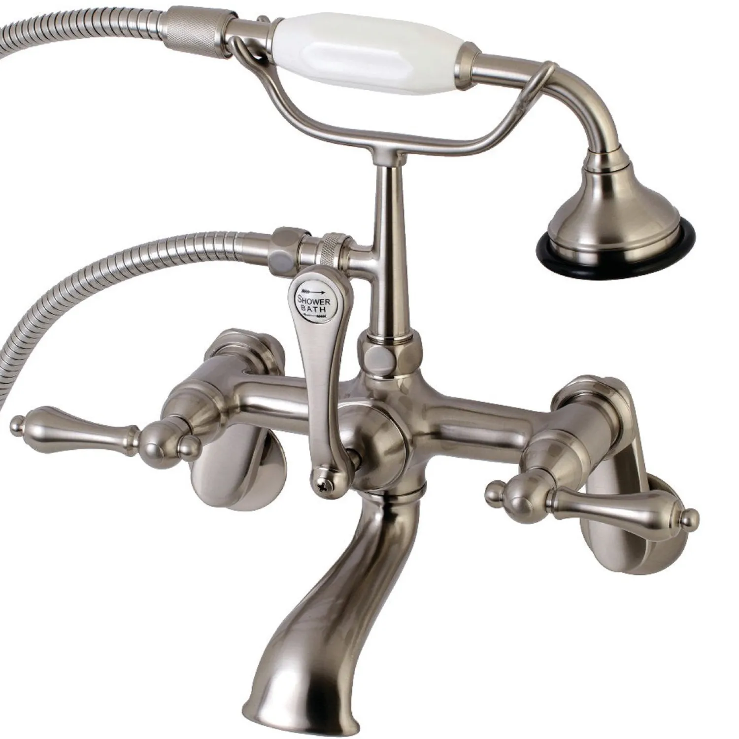Sale Aqua Vintage 2-Handle Wall Mount Tub Faucet Tub & Shower Sets|Tub Faucets