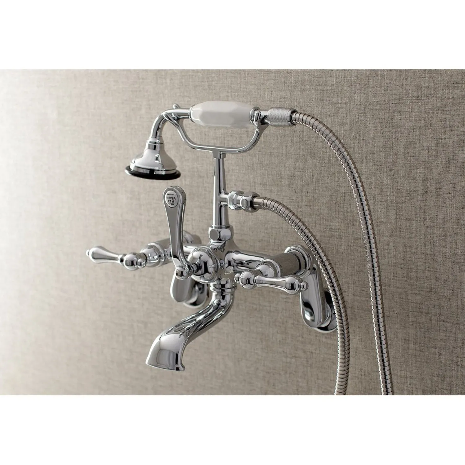 Sale Aqua Vintage 2-Handle Wall Mount Tub Faucet Tub & Shower Sets|Tub Faucets