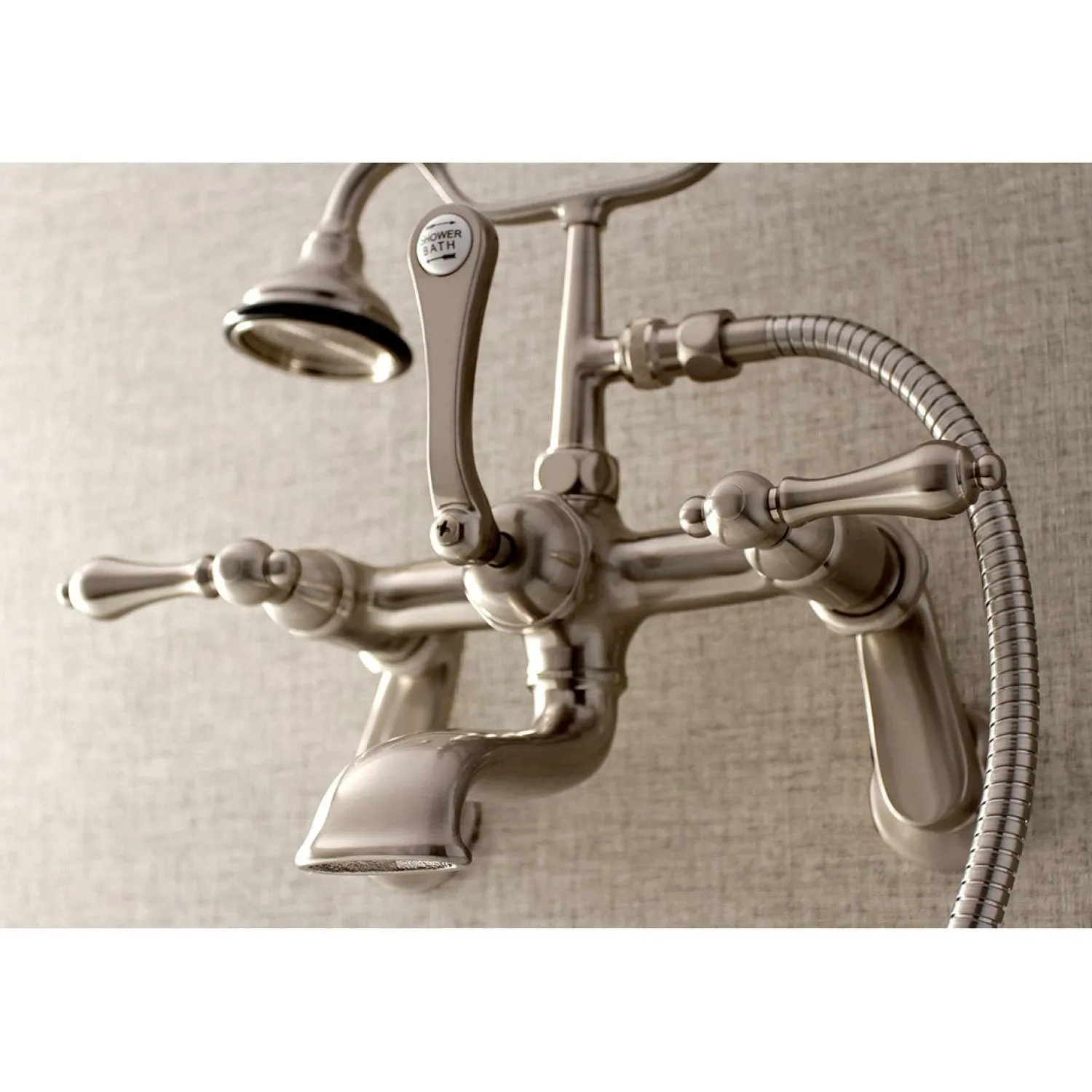 Sale Aqua Vintage 2-Handle Wall Mount Tub Faucet Tub & Shower Sets|Tub Faucets