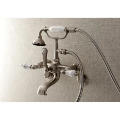 Sale Aqua Vintage Two-Handle Wall Mount Tub Faucet Tub & Shower Sets|Tub Faucets