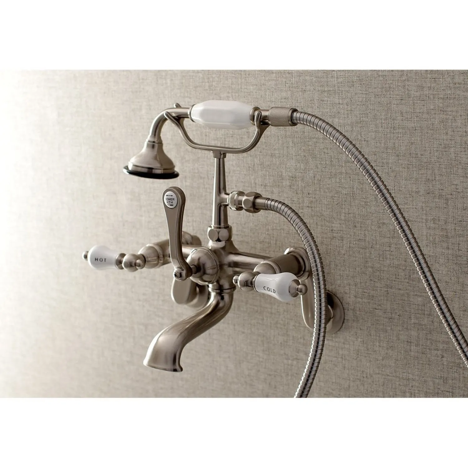 Sale Aqua Vintage Two-Handle Wall Mount Tub Faucet Tub & Shower Sets|Tub Faucets