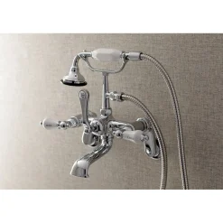 Sale Aqua Vintage Two-Handle Wall Mount Tub Faucet Tub & Shower Sets|Tub Faucets