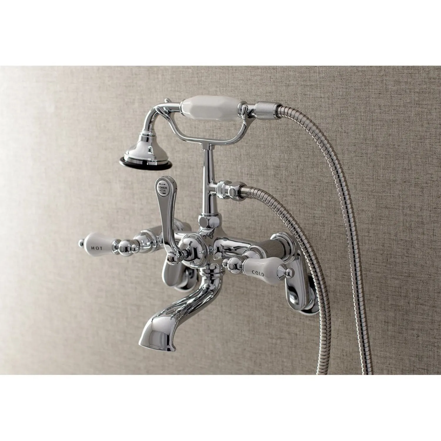 Sale Aqua Vintage Two-Handle Wall Mount Tub Faucet Tub & Shower Sets|Tub Faucets