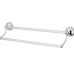 Online BA116318C Vintage 18" Dual Towel Bar in Chrome Towel Bars