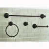 BAHK192478NB American Classic 4-Piece Towel Bar Bath Hardware Set in Naples Bronze Towel Rings|Accessory Packages