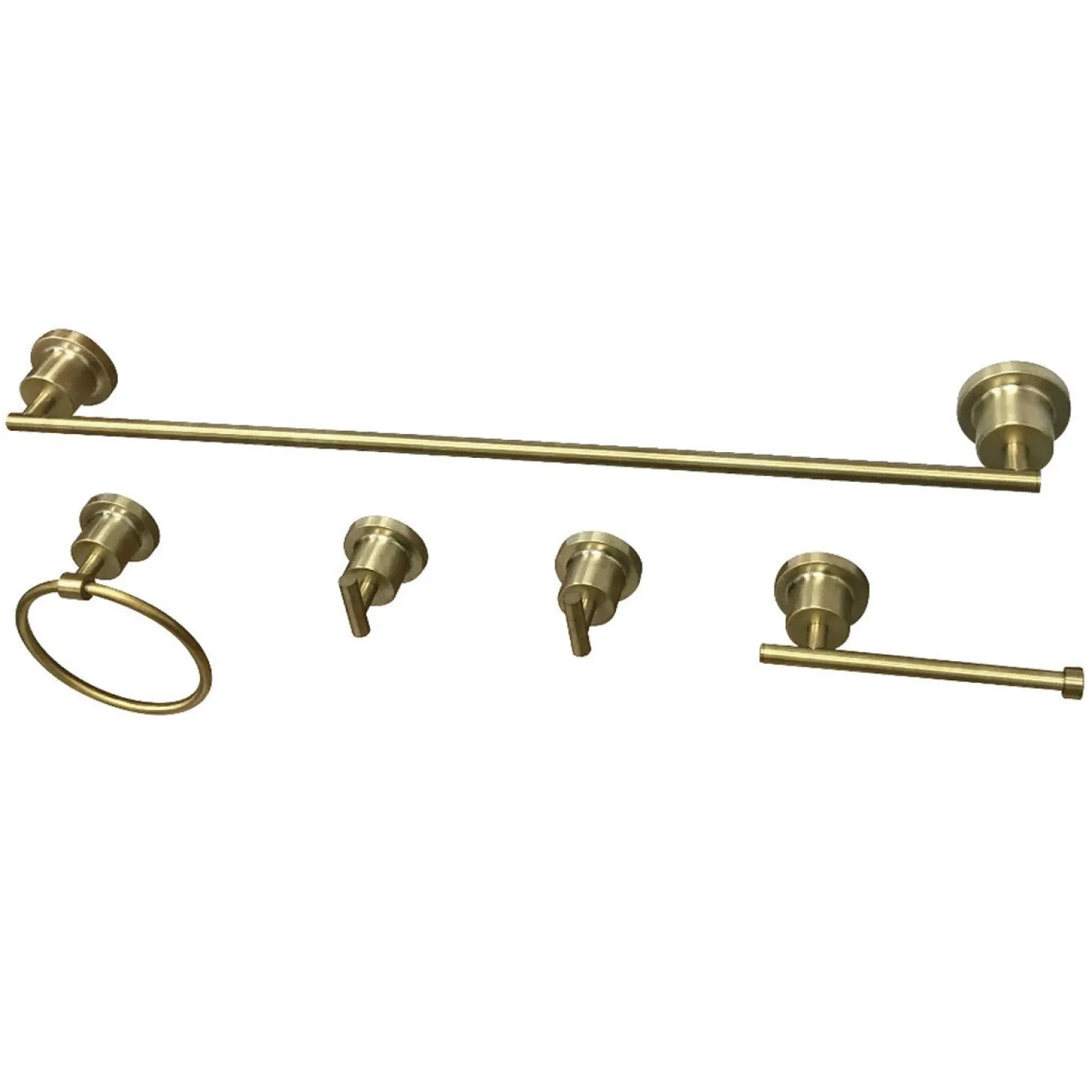 Discount BAH8212478X-P Concord 5-Piece 18.88" x 7.13" Bathroom Accessory Set Accessory Packages