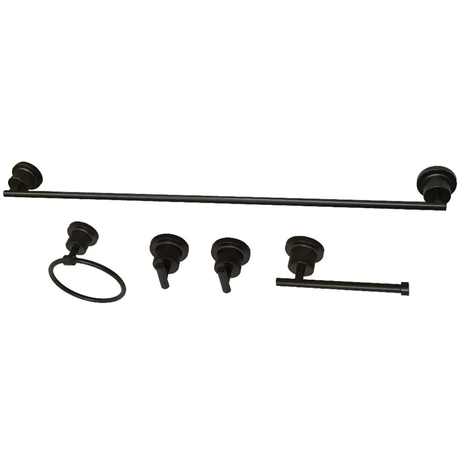 Best BAH8230478X-P Concord 5-Piece Bathroom Accessory Set Accessory Packages