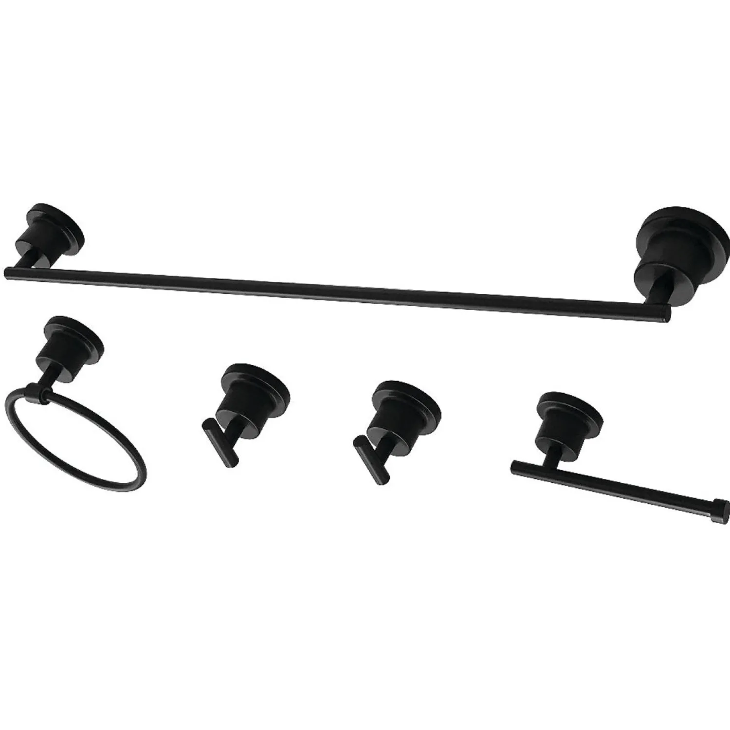 Best BAH8230478X-P Concord 5-Piece Bathroom Accessory Set Accessory Packages