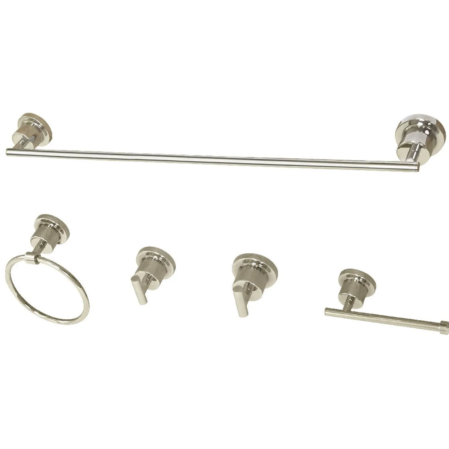 Best BAH8230478X-P Concord 5-Piece Bathroom Accessory Set Accessory Packages