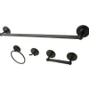 Outlet BAK911478ORB 4-Piece Bathroom Accessories Set in Oil Rubbed Bronze Accessory Packages