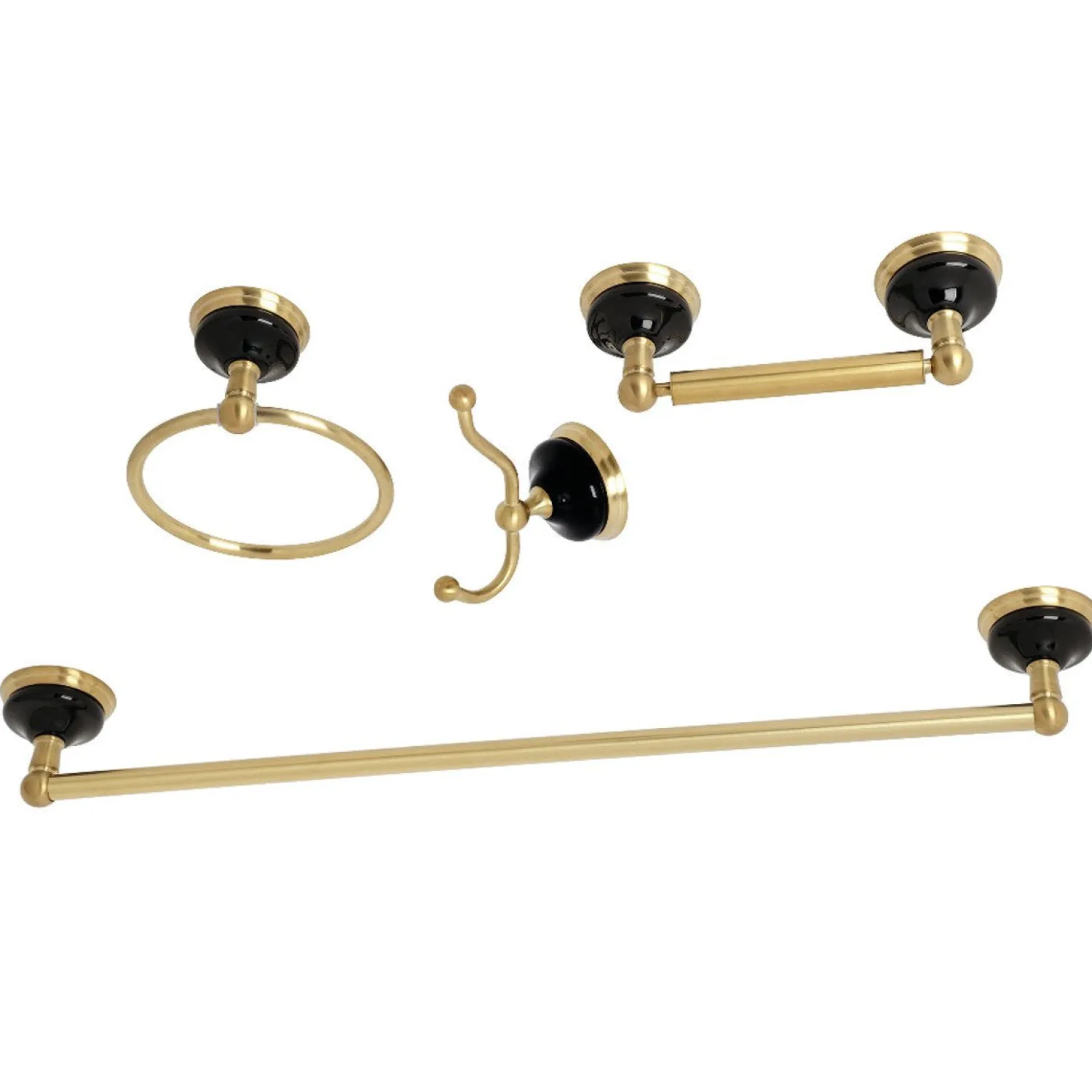 Discount BAK9111478X-P Water Onyx 4-Piece Bathroom Accessory Set Accessory Packages