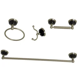 Discount BAK9111478X-P Water Onyx 4-Piece Bathroom Accessory Set Accessory Packages