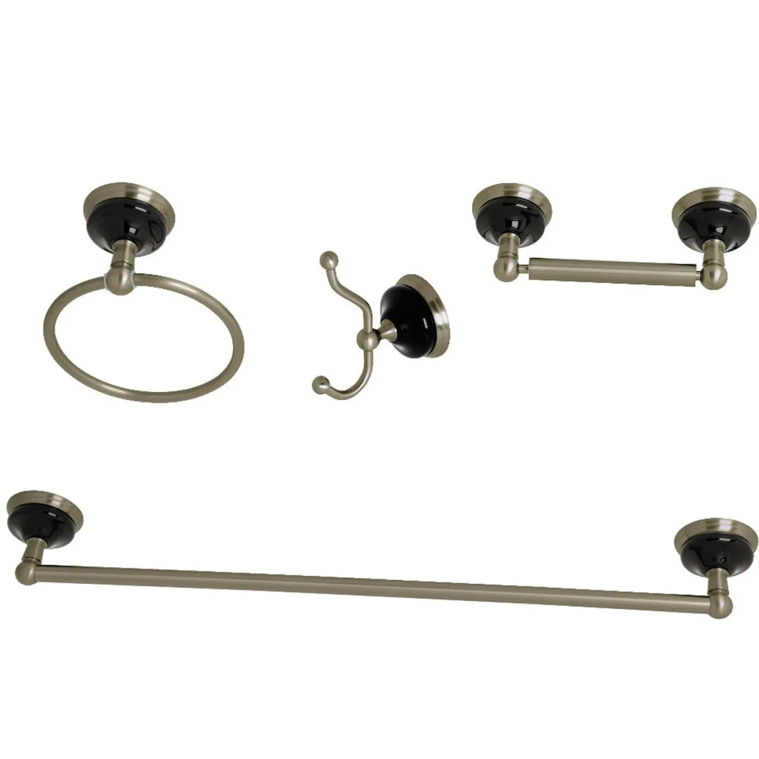 Discount BAK9111478X-P Water Onyx 4-Piece Bathroom Accessory Set Accessory Packages