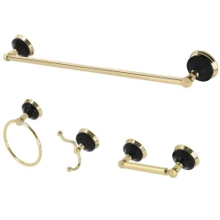 Discount BAK9111478X-P Water Onyx 4-Piece Bathroom Accessory Set Accessory Packages