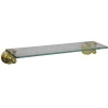 Hot BA1169PB Vintage Cosmetic Glass Shelf in Polished Brass Shelves