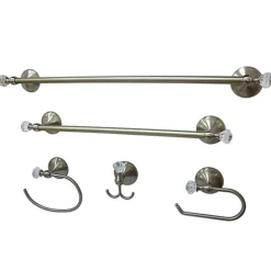 Bathroom Accessory 5-Piece Bath Hardware Combo Towel Rings|Accessory Packages