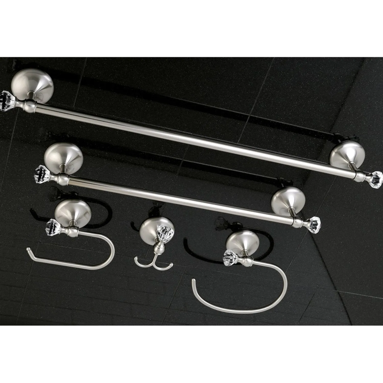 Bathroom Accessory 5-Piece Bath Hardware Combo Towel Rings|Accessory Packages