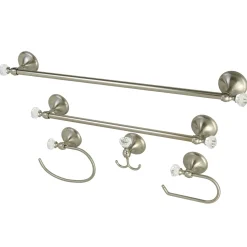 Bathroom Accessory 5-Piece Bath Hardware Combo Towel Rings|Accessory Packages