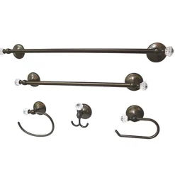 Bathroom Accessory 5-Piece Bath Hardware Combo Towel Rings|Accessory Packages