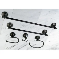 Bathroom Accessory 5-Piece Bath Hardware Combo Towel Rings|Accessory Packages