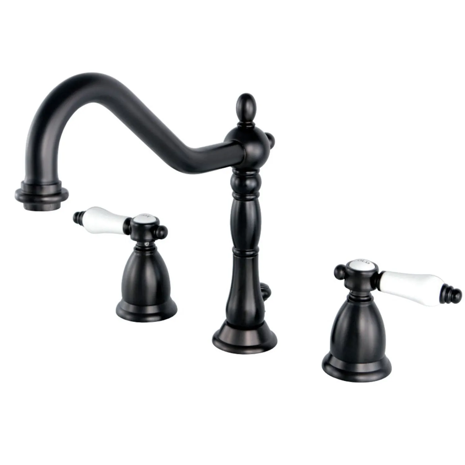 Outlet Bel-Air Deck Mount 8" Widespread 3-Hole Bathroom Faucet 8" Widespread