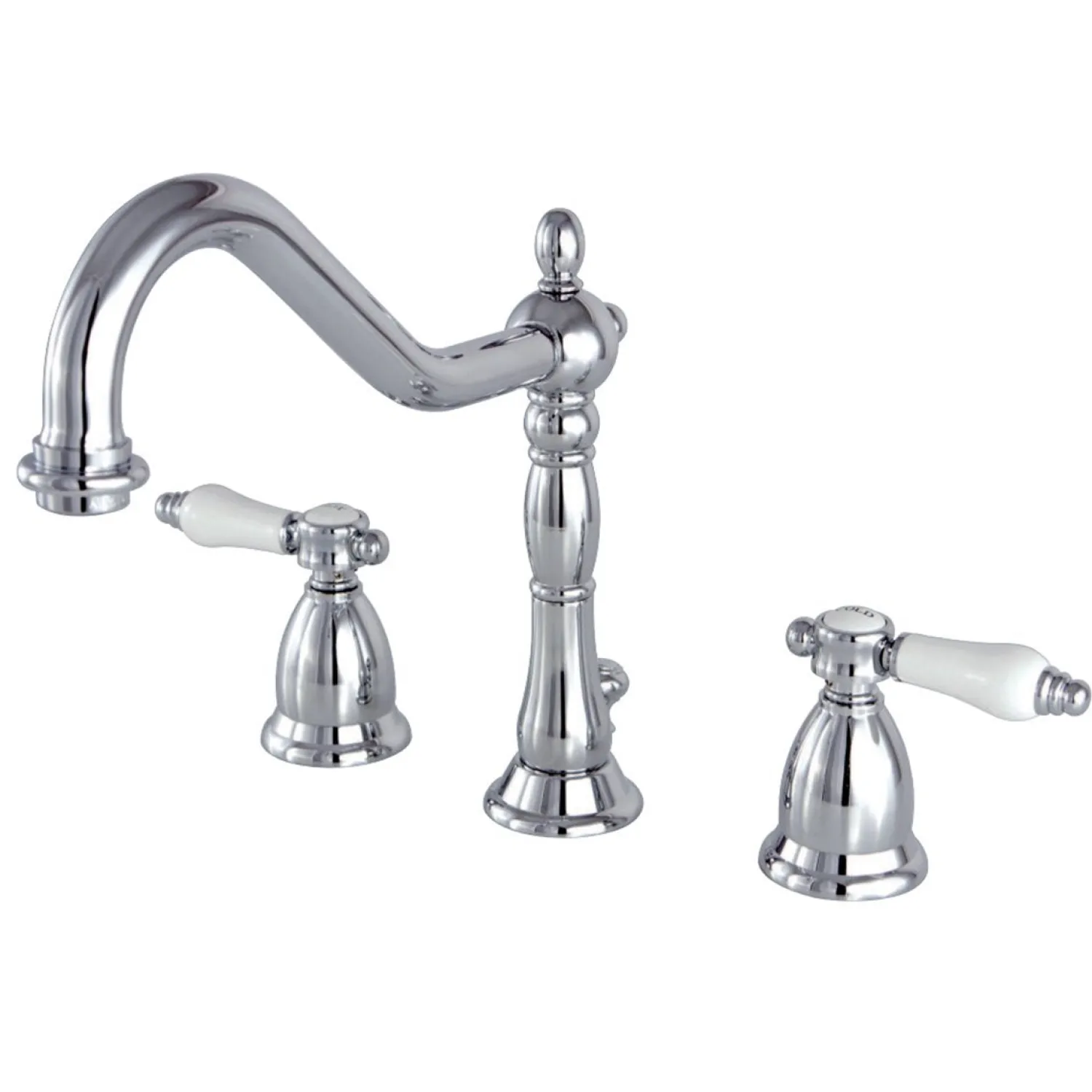 Outlet Bel-Air Deck Mount 8" Widespread 3-Hole Bathroom Faucet 8" Widespread