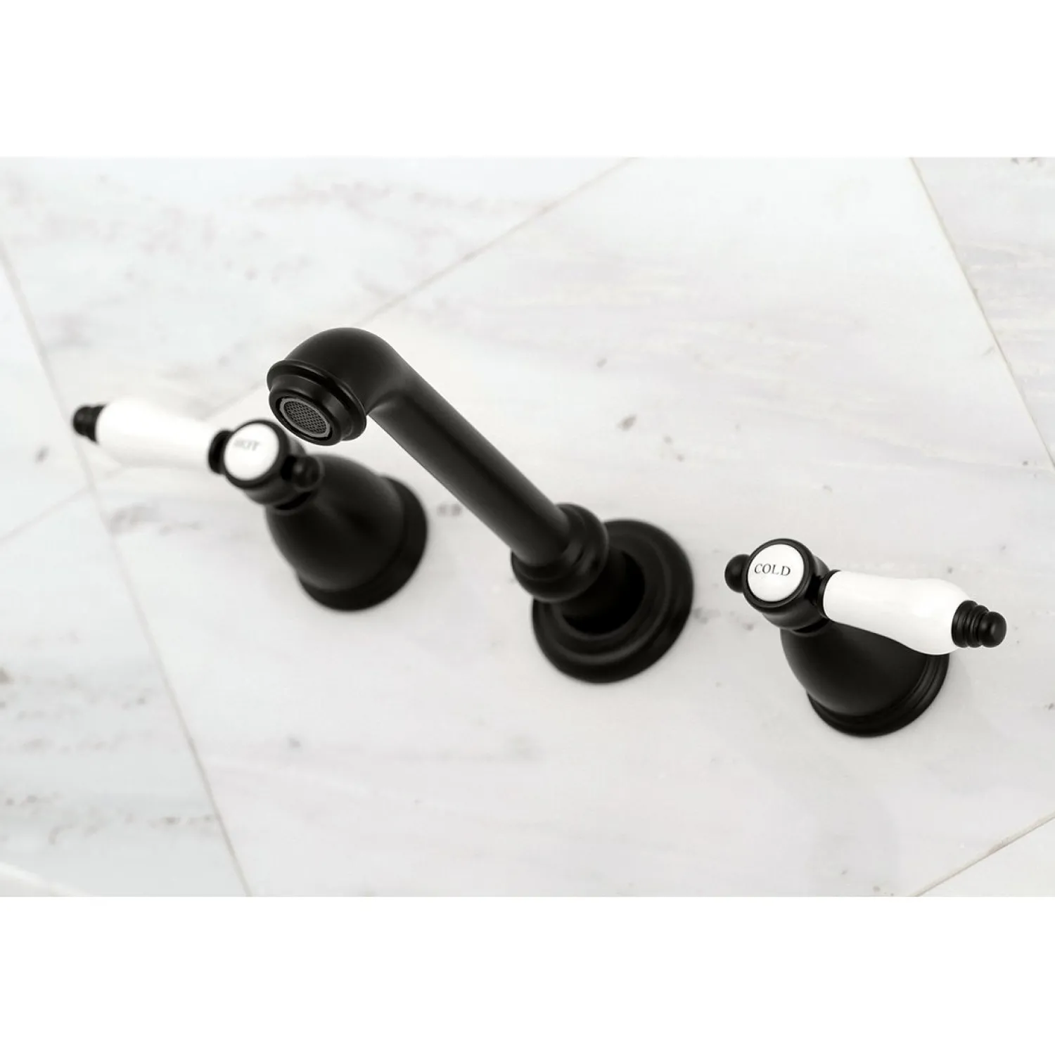 Bel-Air Two-Handle Wall Mount Bathroom Faucet Wall Mount