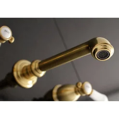 Bel-Air Two-Handle Wall Mount Bathroom Faucet Wall Mount