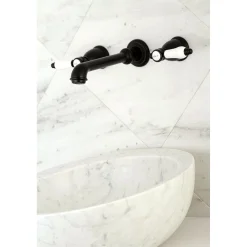 Bel-Air Two-Handle Wall Mount Bathroom Faucet Wall Mount