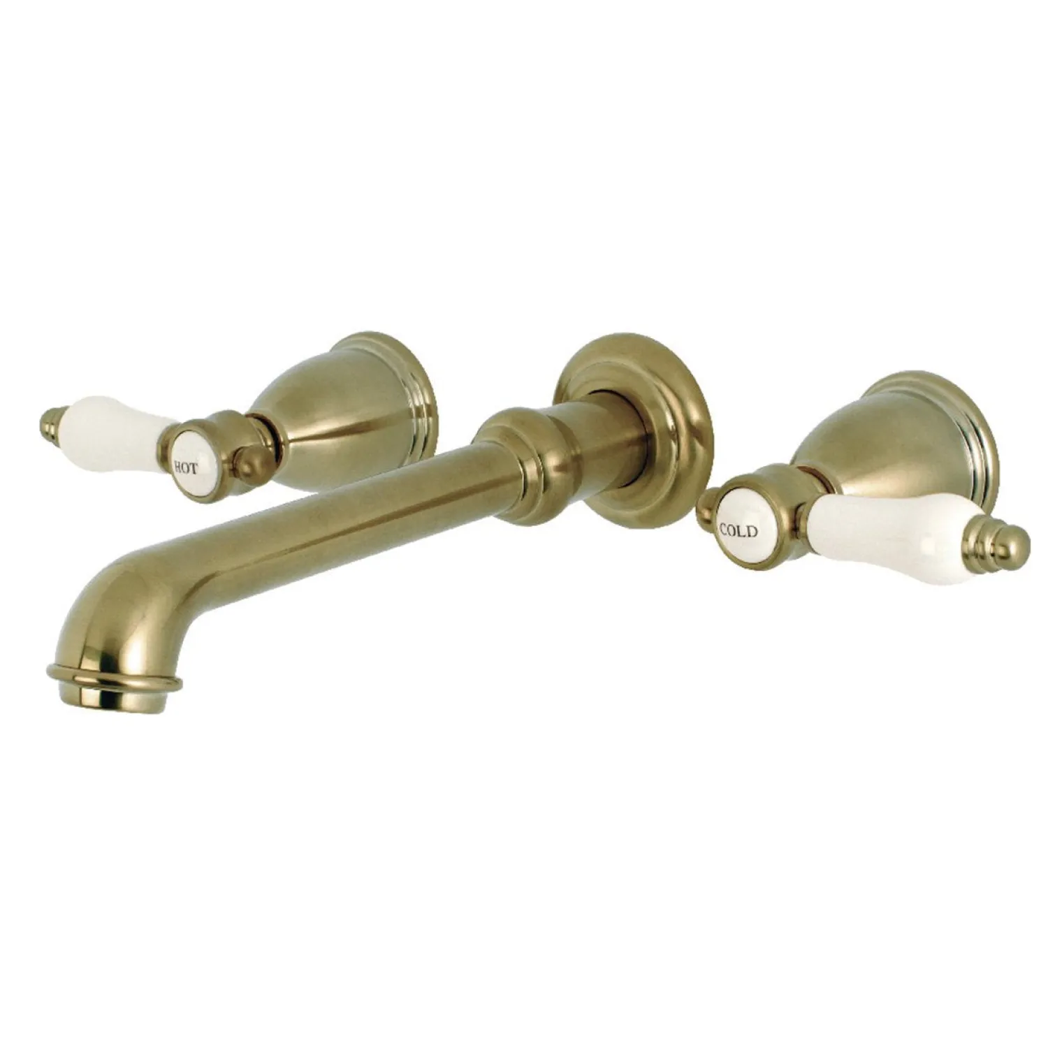 Bel-Air Two-Handle Wall Mount Bathroom Faucet Wall Mount