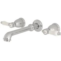 Bel-Air Two-Handle Wall Mount Bathroom Faucet Wall Mount